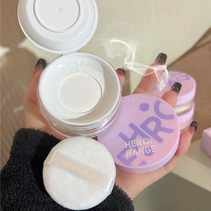 HERORANGE Light Mist Loose Powder - Long-Lasting Makeup Finish - ClubOn