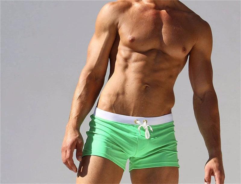 Men’s Colorful Swim Shorts – Summer Beach Shorts Swimwear - ClubOn