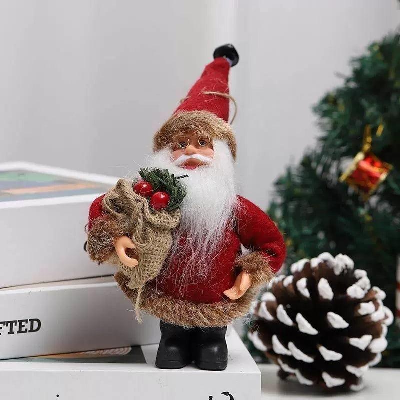 Stuffed Standing Santa Claus Ornament - Christmas Decoration - ClubOn