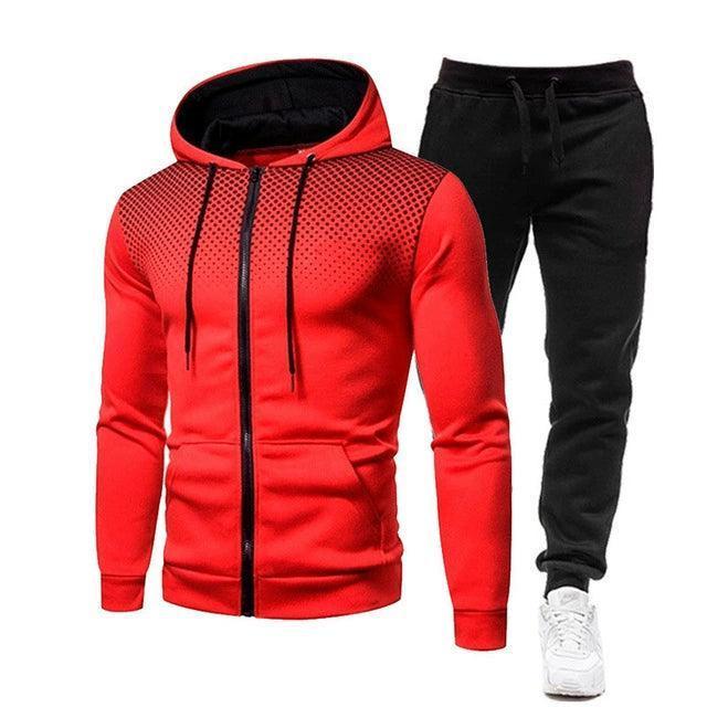 Men's Sport Set – Hoodie & Pants Autumn Casual Tracksuit - ClubOn
