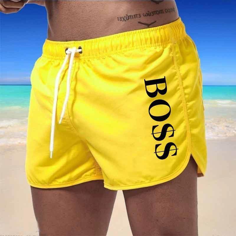 Men’s Colorful Swim Shorts – Summer Beach Shorts Swimwear - ClubOn