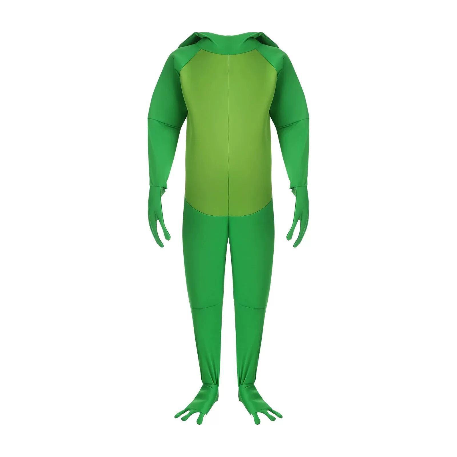 Men's Frog Costume – Adult Hooded Fancy Dress Halloween Outfit - ClubOn