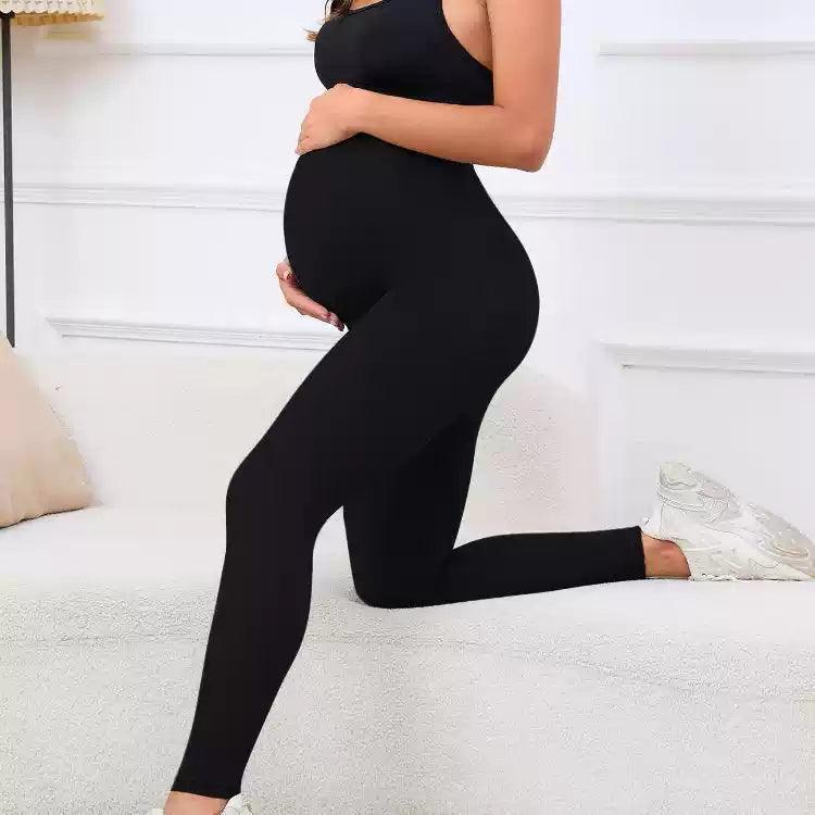 Spring High Waist Slim Fit Maternity Pants - Adjustable Fit for Pregnant Women - ClubOn