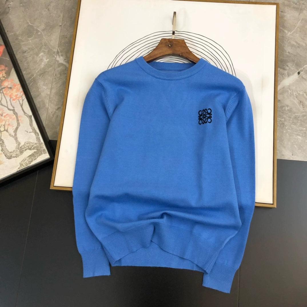 Men's Round Neck Slim Fit Sweater - Autumn & Winter Long Sleeve Pullover - ClubOn