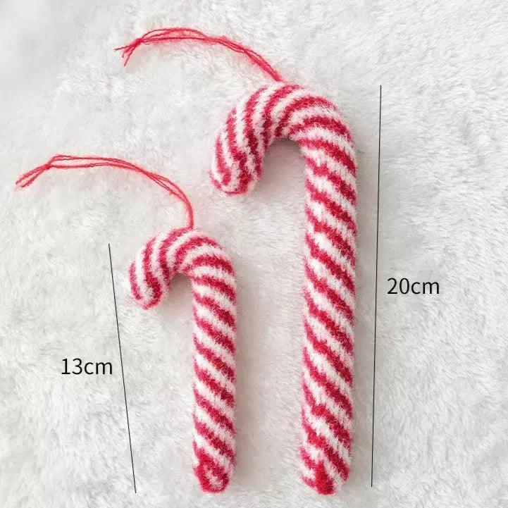 Christmas Yarn Weaving Crutches – Handmade Holiday Decorations - ClubOn