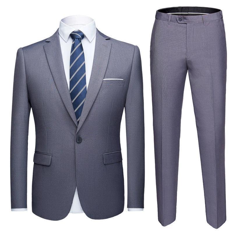 Men's Business Suit Set - Wedding Dress Suit for Men - ClubOn