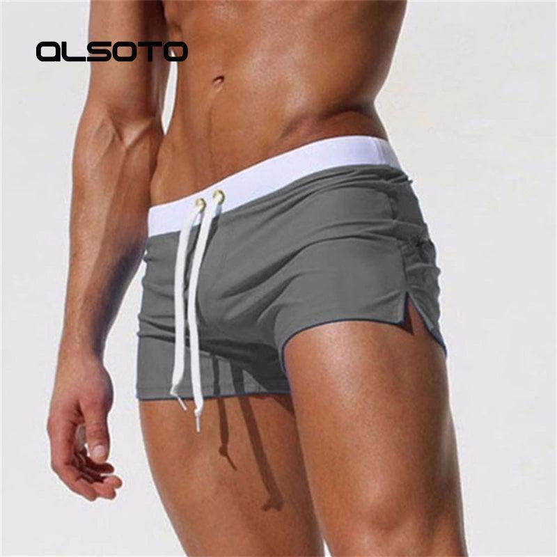 Men’s Colorful Swim Shorts – Summer Beach Shorts Swimwear - ClubOn