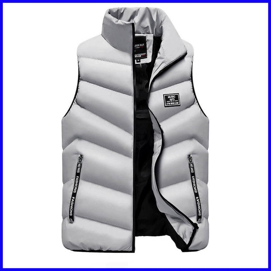 Men’s Down Vest Jacket – Winter Puffer Coat for Cold Weather - ClubOn