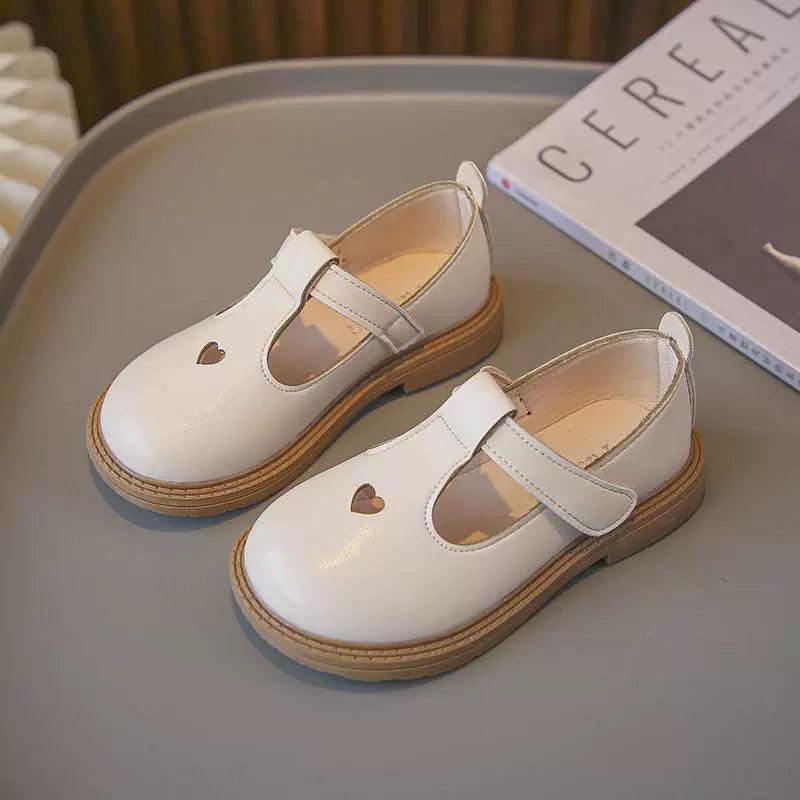 Classic Black School Leather Shoes for Girls – Uniform Style - ClubOn