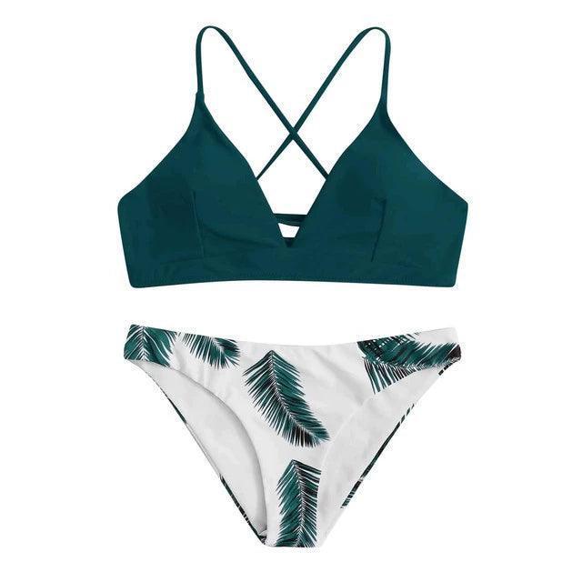 Floral Random Print Women’s Swimwear – Stylish Swimsuit - ClubOn