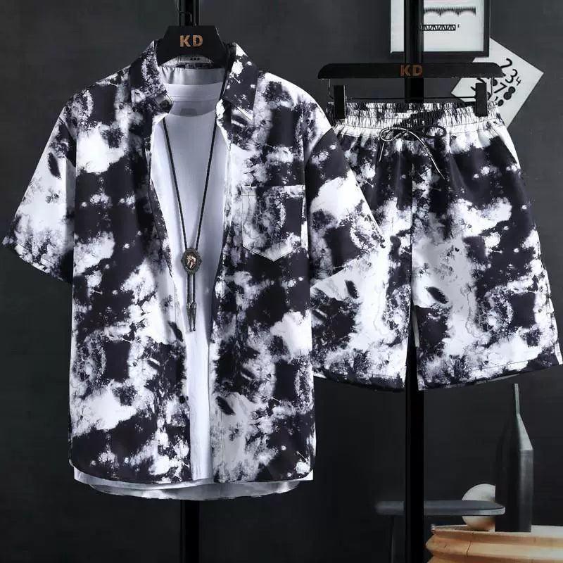 Men's Printed Shirt Set - High Quality Fashionable Outfit - ClubOn