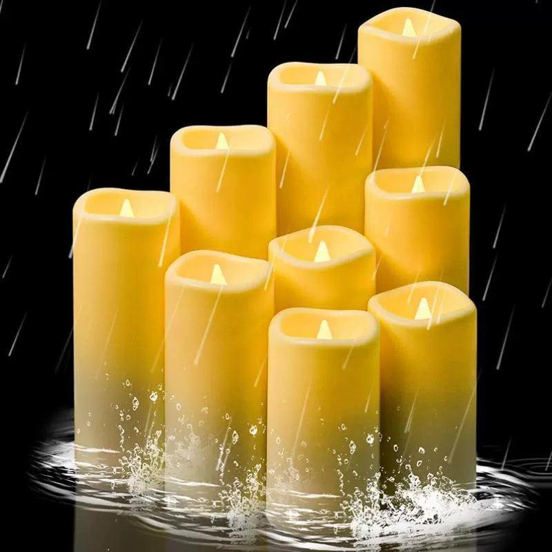 Plastic Electronic Candle Lights Outdoor – Halloween Lighting Decor - ClubOn