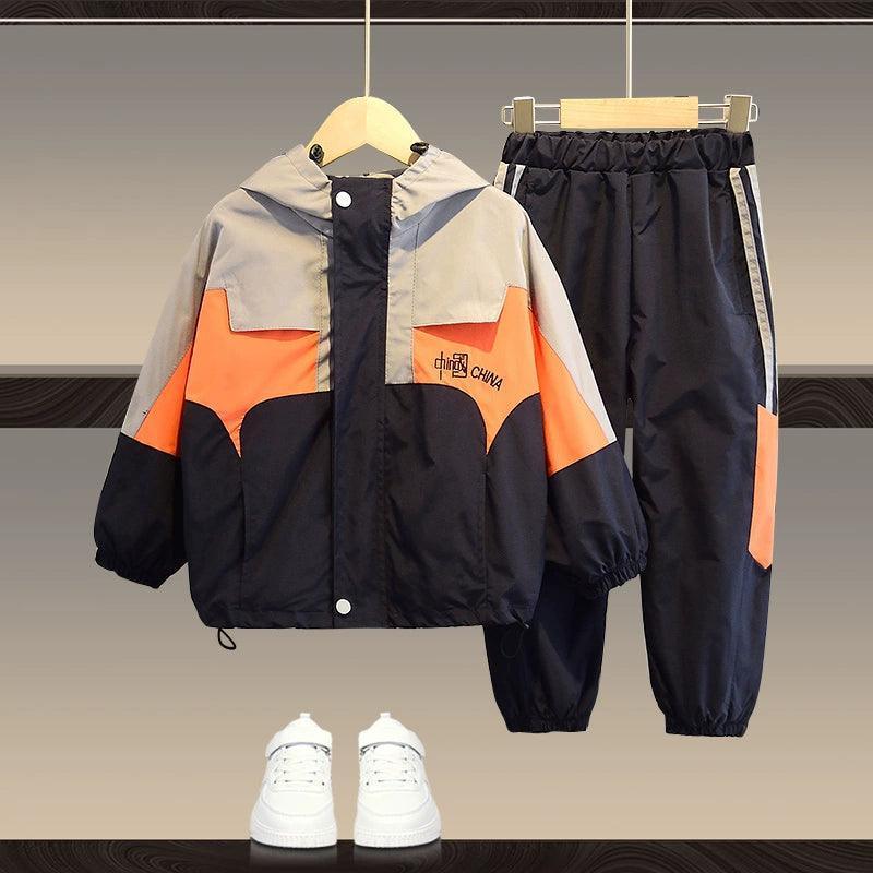 Boys' Cool Autumn & Winter Plush Suit – School Uniform - ClubOn