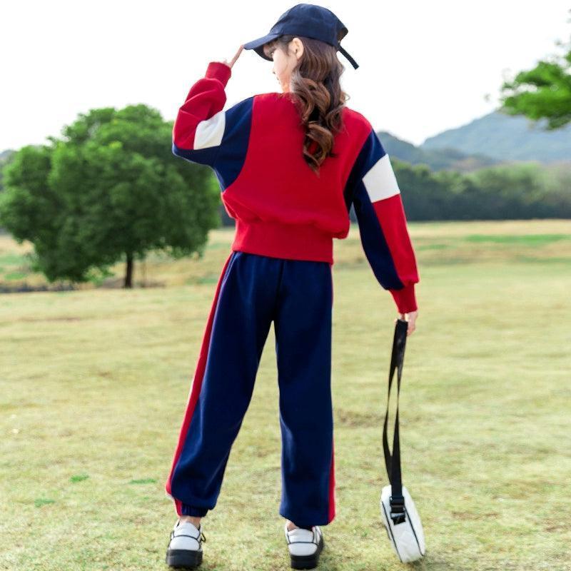 Girls' Casual Sports Suit - Trendy Autumn Style - ClubOn