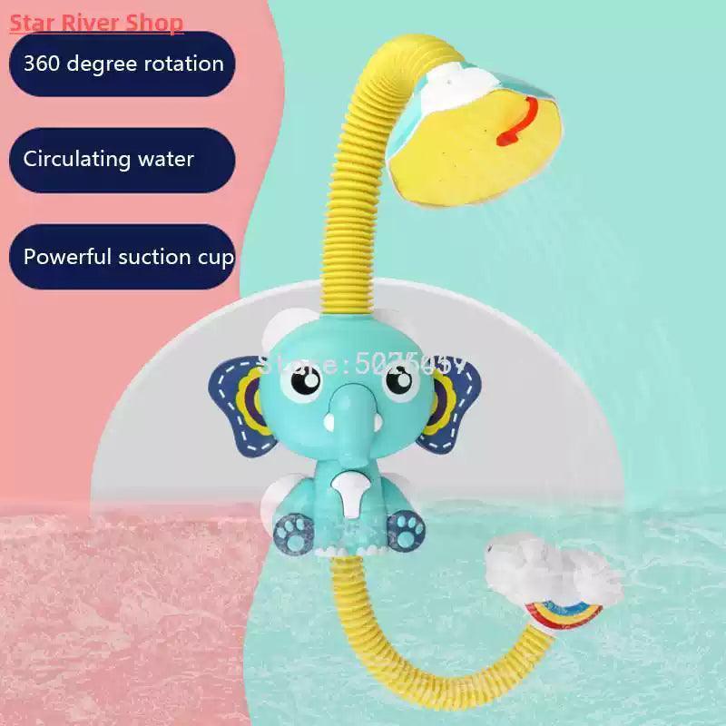 Electric Elephant Bath Toy – Water Spray for Kids & Baby Bath - ClubOn