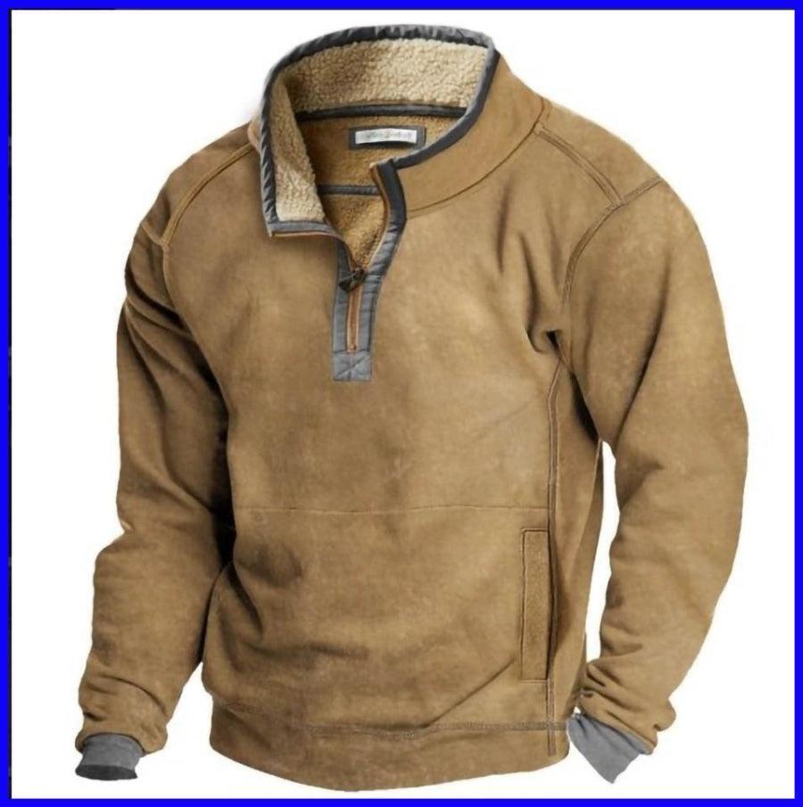 Men’s Zip-Up Hoodie – Winter Hoodie Top for Men - ClubOn