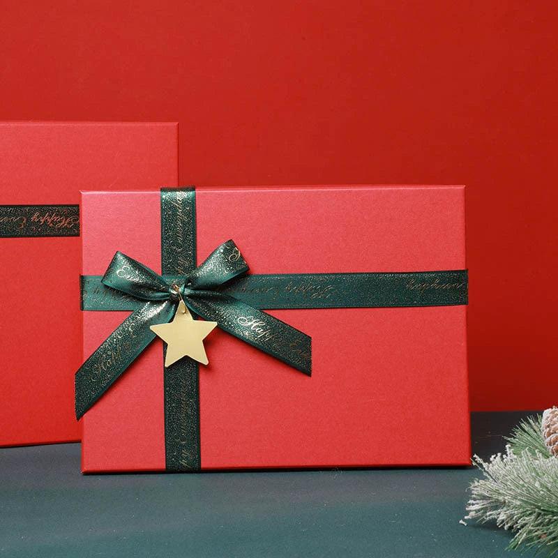Exquisite Bow Christmas Gift Box - Stylish Holiday Packaging - ClubOn