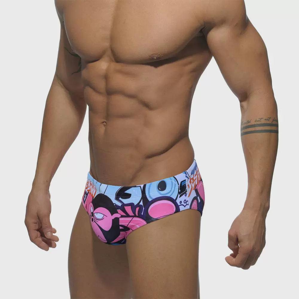Men’s Swimwear – Summer Beach Pouch Pad Swimming Briefs - ClubOn