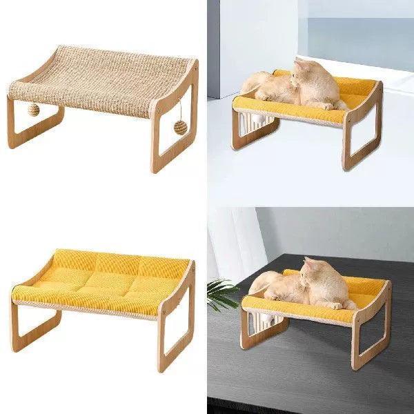 Cat Scratcher Bed | Multi-Functional Scratcher Pad Pet Furniture - ClubOn