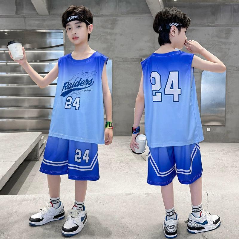 Boys Quick-Drying Training Suit – Summer Basketball Uniform - ClubOn