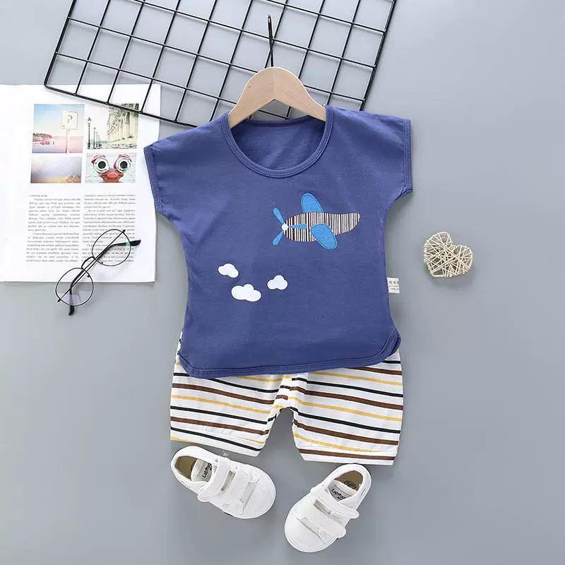 Summer Children Suits - Boys and Girls Short Sleeve Sets - ClubOn