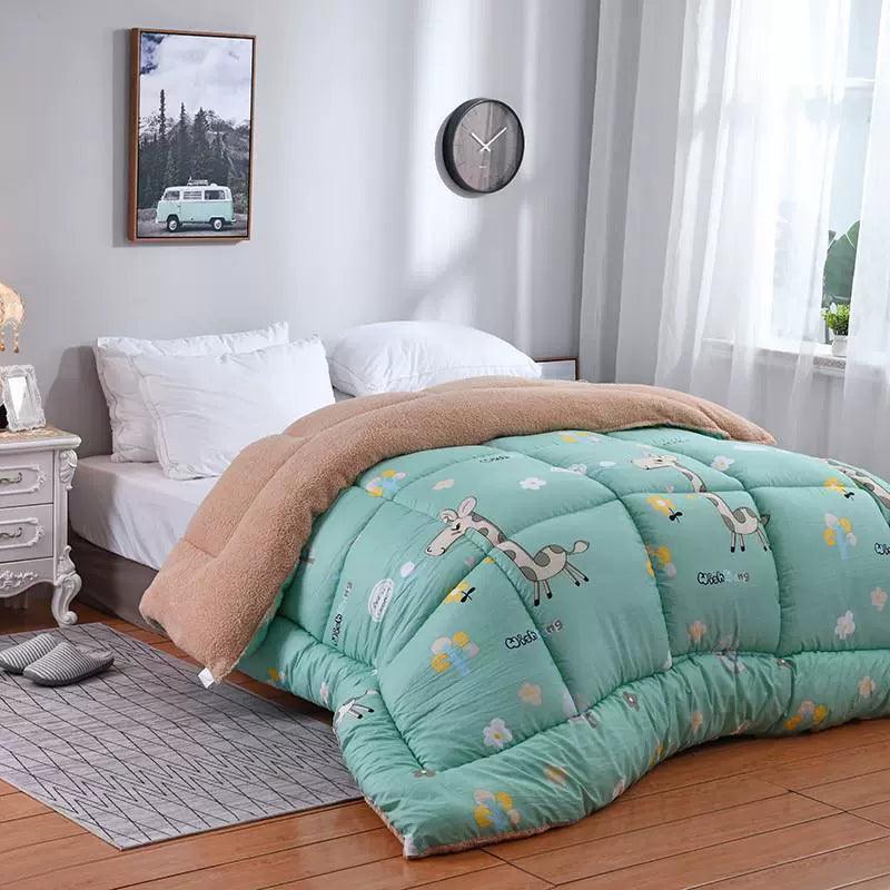 Winter Super Warm Flannel Comforter Duvet Quilt Blanket for Beds - ClubOn
