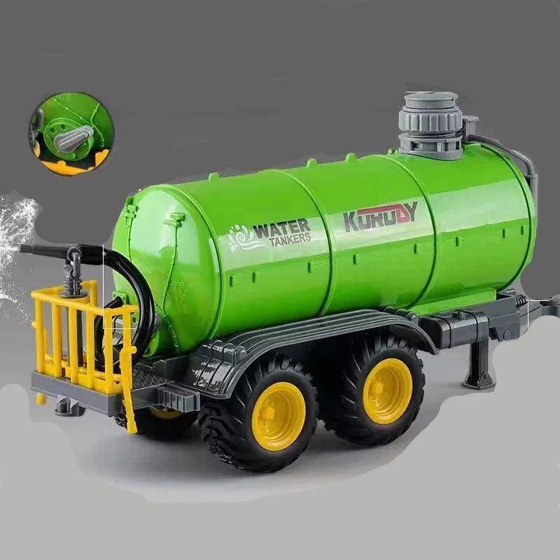 Tractor Toy Car Model with Trailer & Accessories – Kids’ Simulation Toy - ClubOn