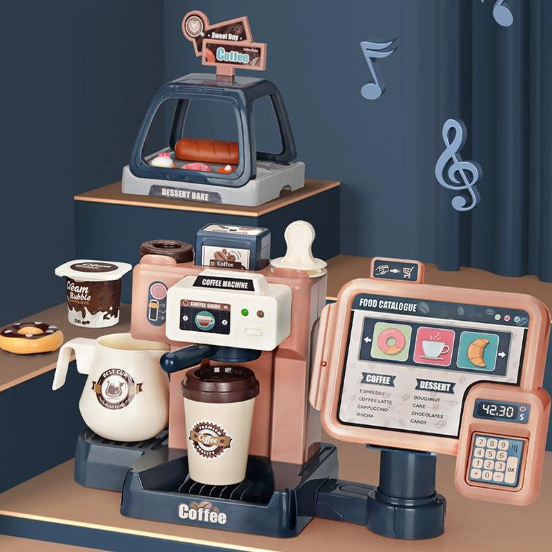 Kids Coffee Machine Toy Set – Fun Simulation Kitchen Play! - ClubOn