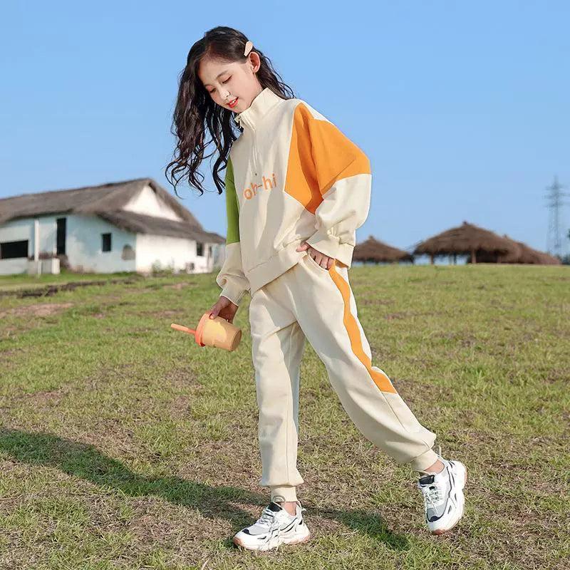 Girls' Sports Suit – New Spring & Autumn Children's Clothing - ClubOn