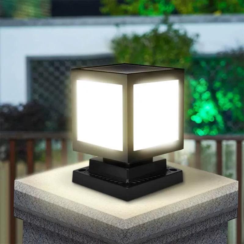 Solar Pillar Light – Waterproof Outdoor Garden Lighting - ClubOn