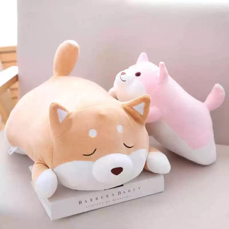 Soft Shiba Inu Plush Toy – Tummy Dog Pillow with Down Cotton - ClubOn
