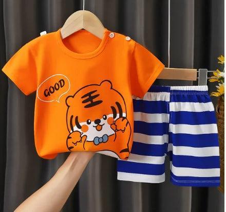 Boys Baby T-Shirt & Shorts Set – Cool Summer Styles - ClubOn