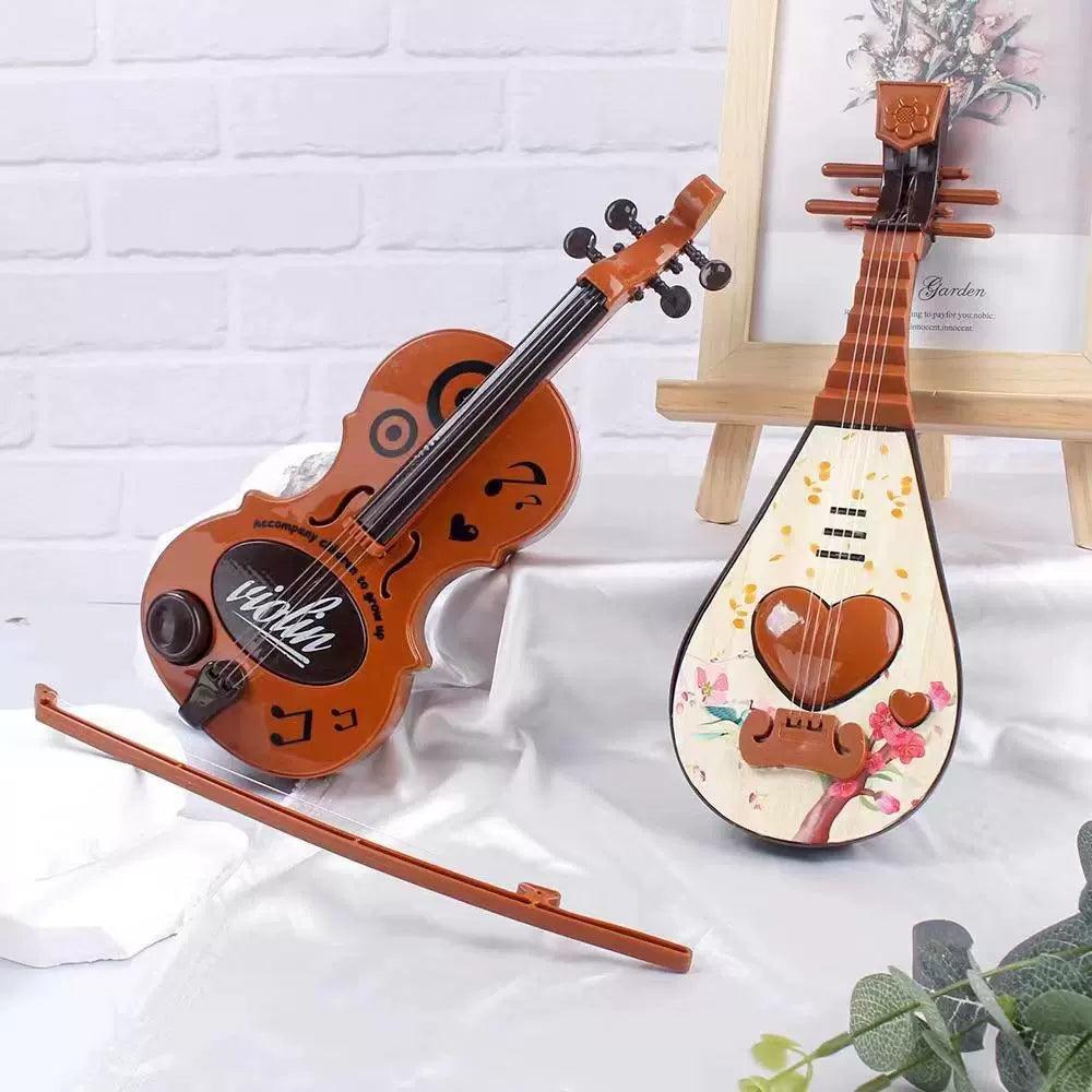Mini Violin and Pipa Plastic Toy – Cake Baking Decoration - ClubOn