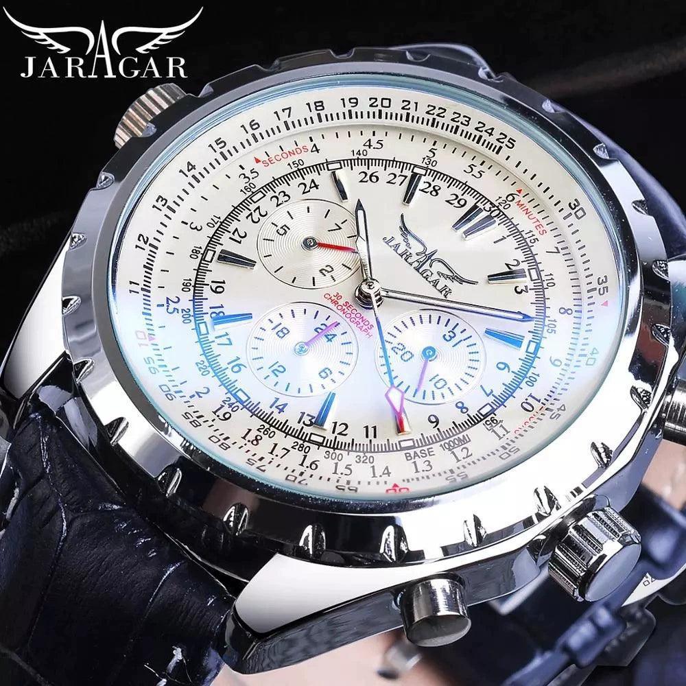48MM Large Dial Multi-function Automatic Mechanical Watch – Men's Luminous Fashion Watch - ClubOn