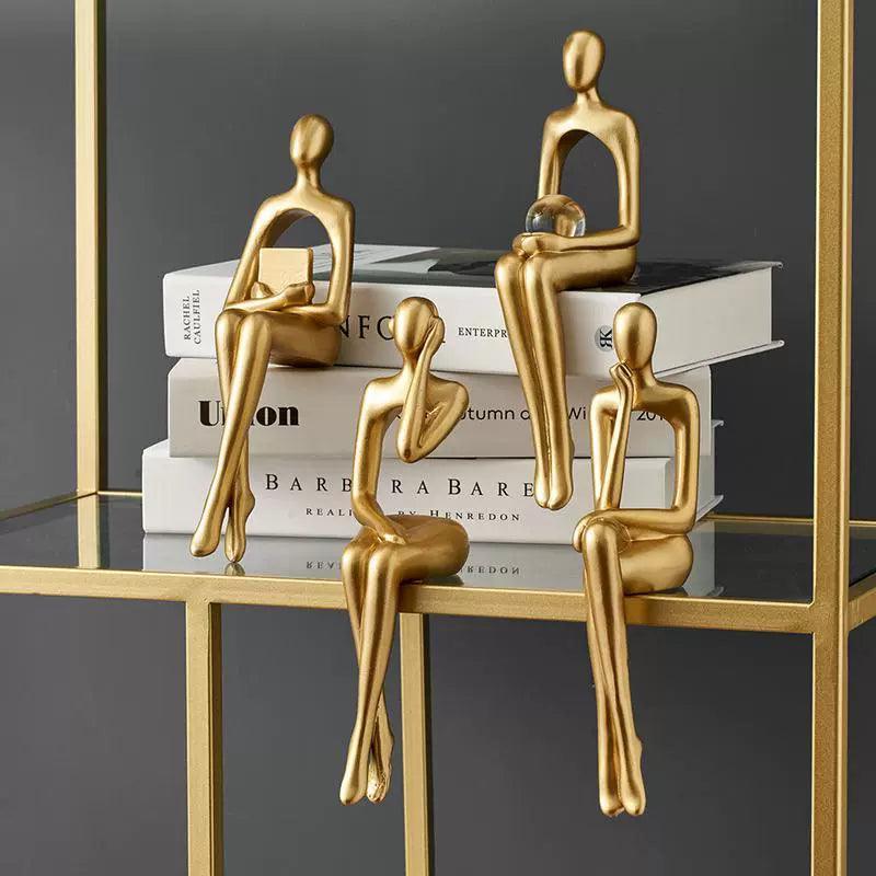Abstract Sculpture Figurines – Modern Interior Home Decor - ClubOn