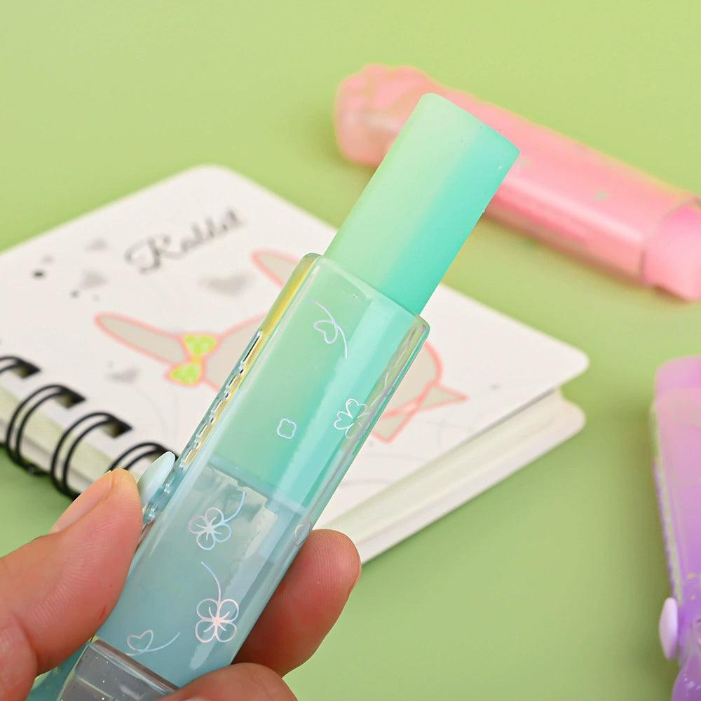 Kawaii Jelly Eraser - Cute Push-Pull Pen-Shaped Eraser - ClubOn