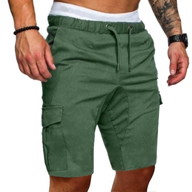 Men’s Summer Gym Shorts – Loose Grey Sports Shorts for Men - ClubOn