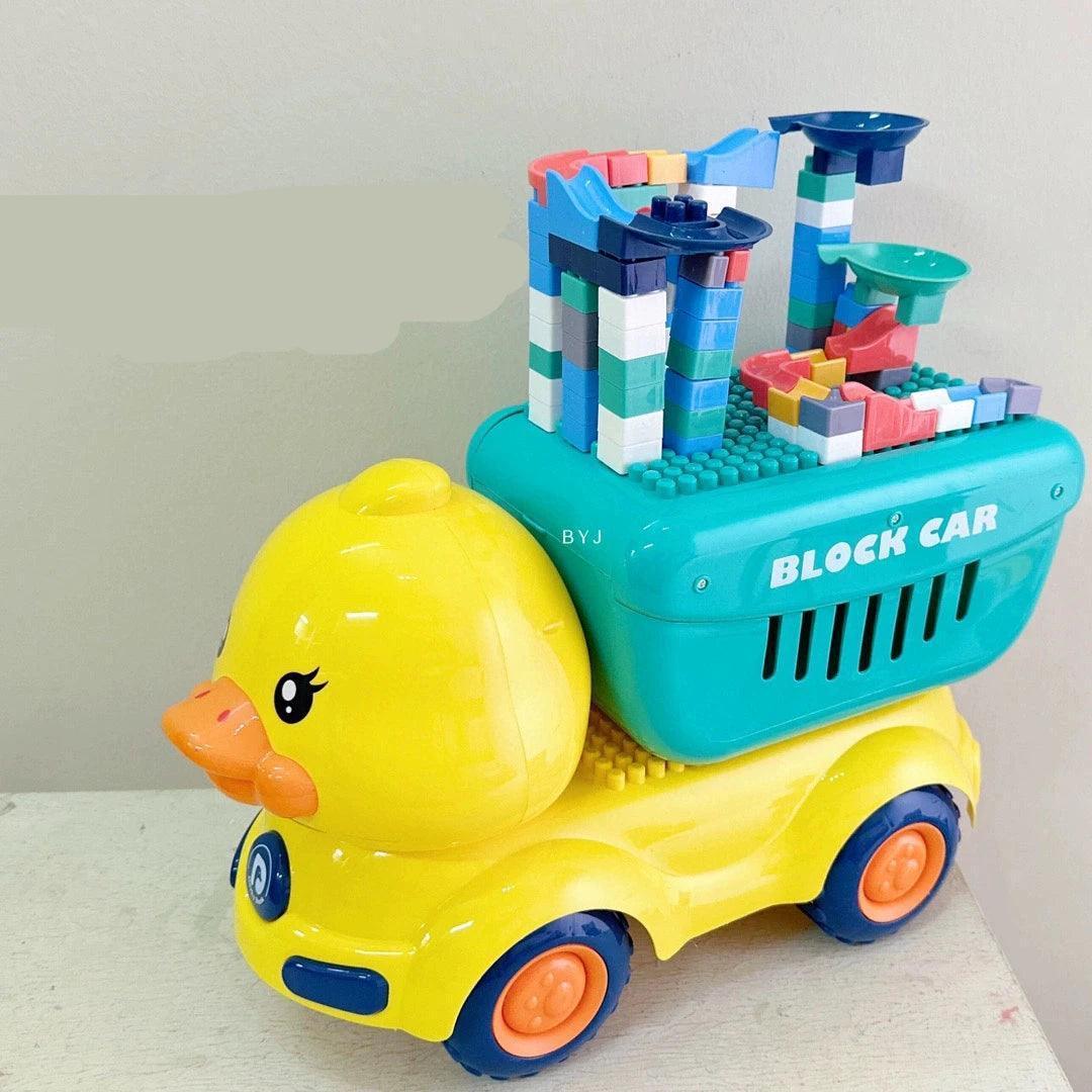 Mr. Man Engineering Building Block Car Toy – Sliding Storage Box - ClubOn