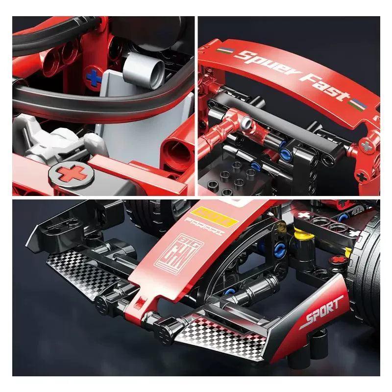ToylinX F1 RC Race Car Building Set – MOC Remote Control Car - ClubOn
