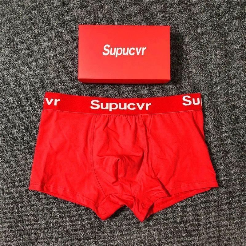 SUP Men's Solid Color Cotton Boxer Briefs - Comfortable & Sports Fit - ClubOn