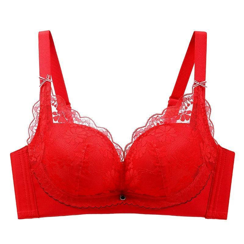 Breathable Lace Bra - Comfortable Wireless Design for Women - ClubOn