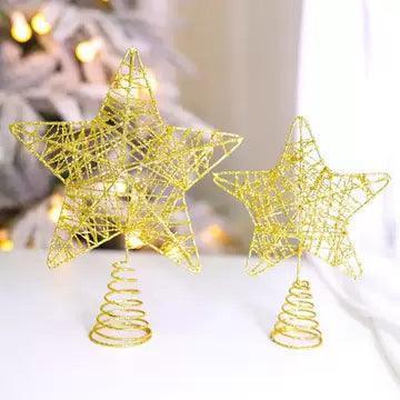 Christmas Glitter Iron Decorations | Festive Holiday Art Decor - ClubOn