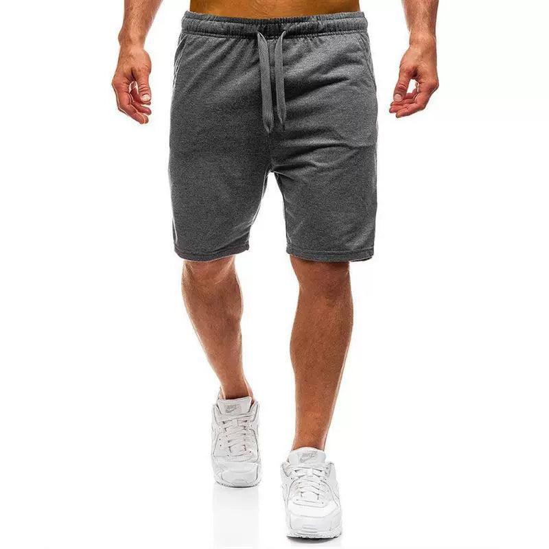 Men’s Sports Shorts – Fashionable Split Pants in Solid Color - ClubOn
