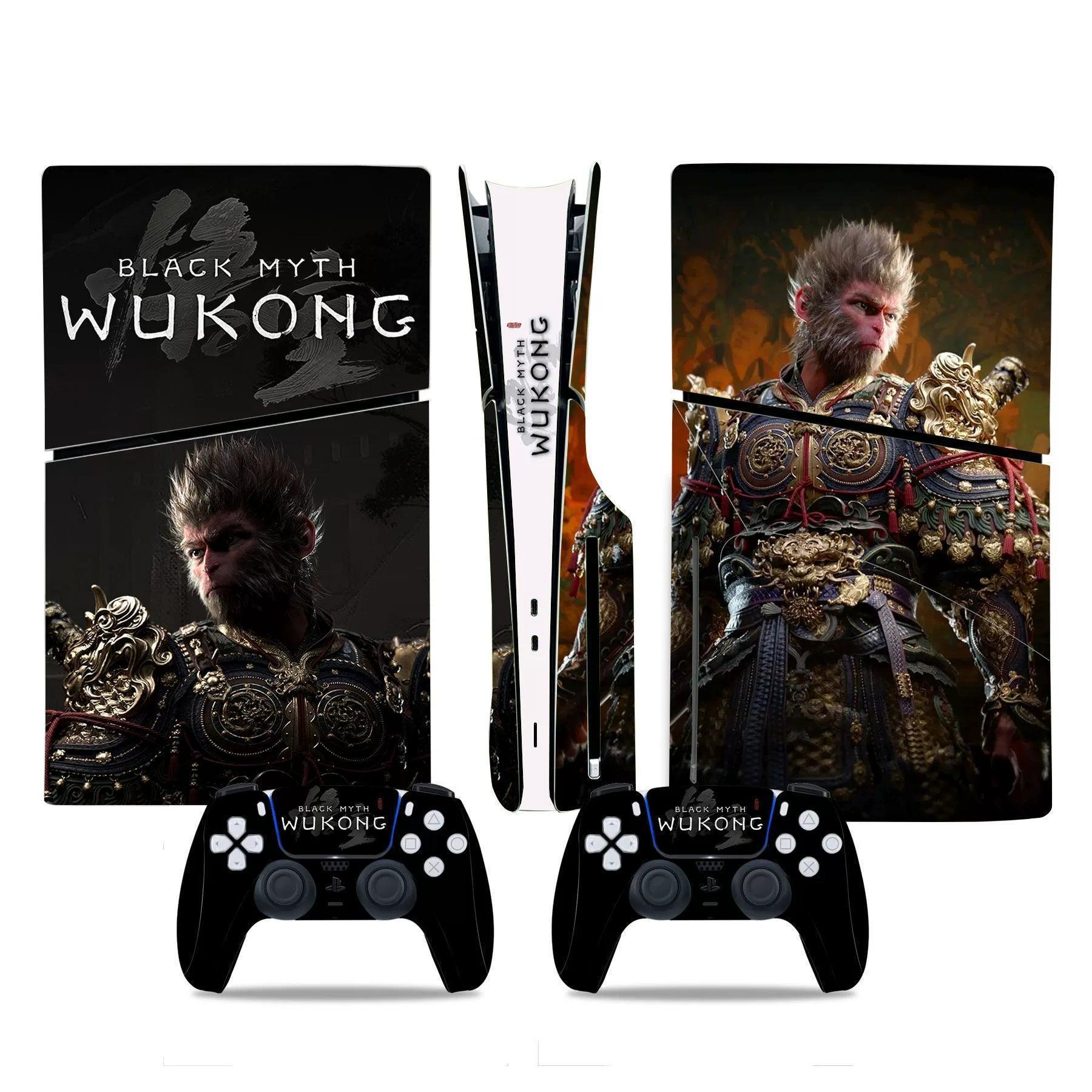 PS5 Slim Full Body Stickers - Black Myth Wukong Protective Skin - ClubOn
