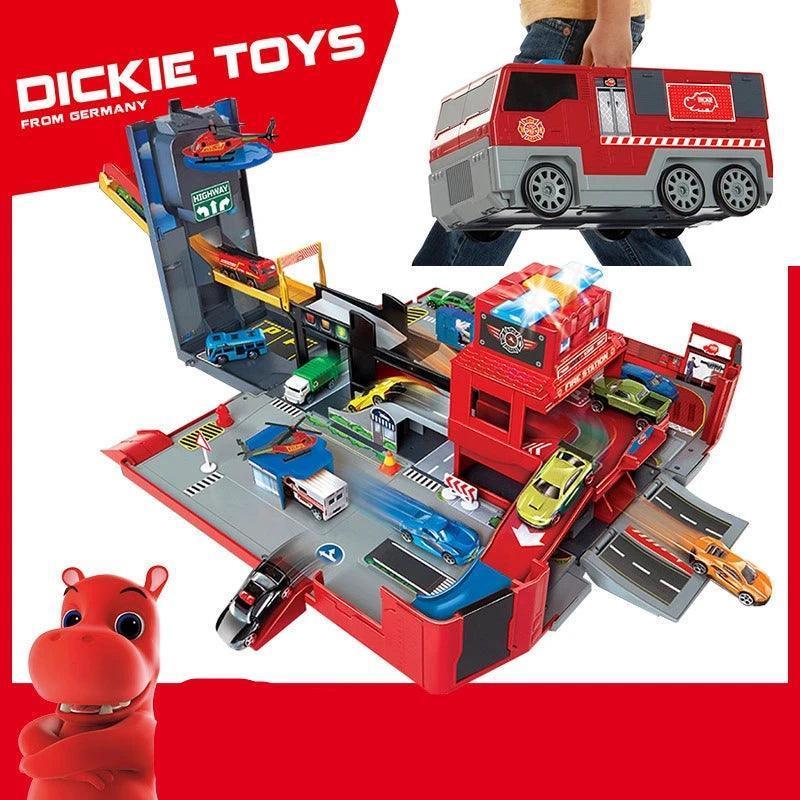 German DICKIE TOYS Command Center – Fire Truck, Ambulance & Police Car Set - ClubOn