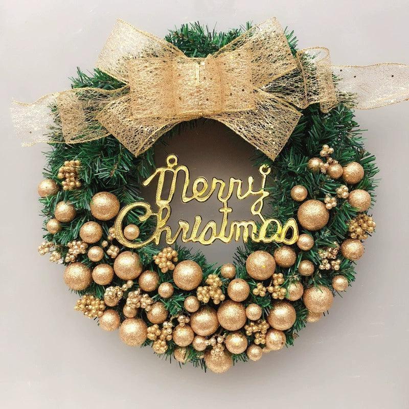 Christmas Wreath - Pine Needle Vine Decoration, American Style - ClubOn
