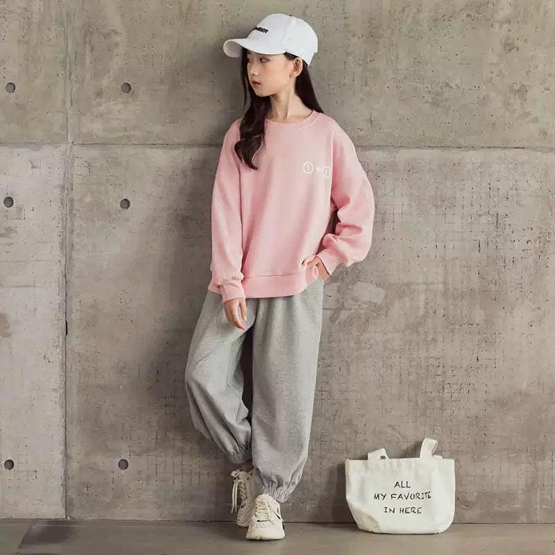 Girls' Sports Suit – Autumn Sweater Set for Big Kids - ClubOn