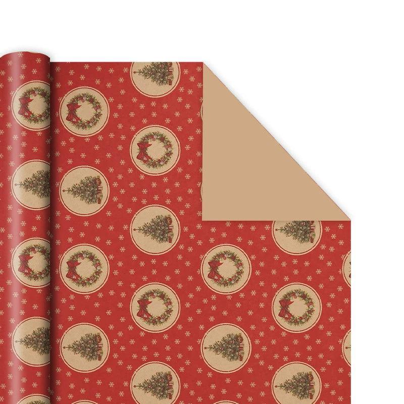 Kraft Christmas Wrapping Paper – Eco-Friendly Gift Packaging - ClubOn