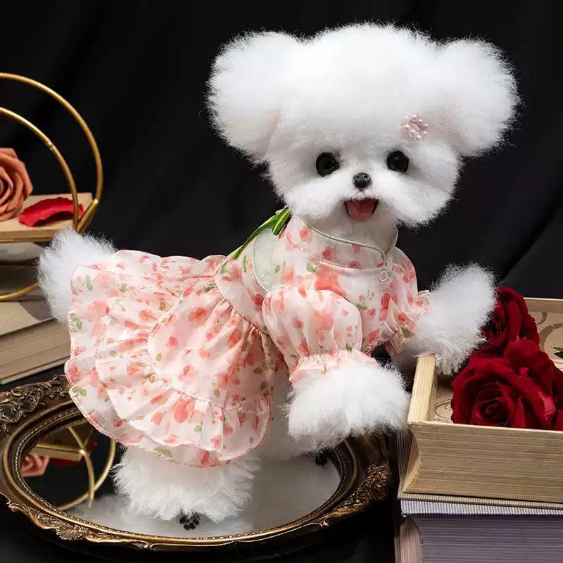 Little Flower Fairy Clothes - Breathable Summer Outfit for Pets - ClubOn