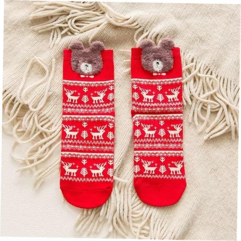 Cotton Christmas Socks – Festive Decorations for Home & Gifts - ClubOn